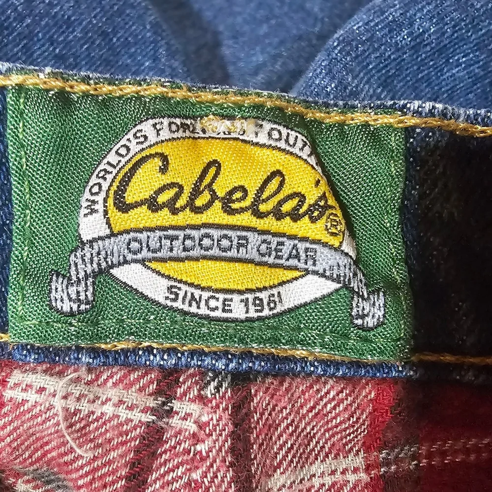 Cabela’s Men’s Flannel‎ Lined Jeans 38x32 • Heavyweight Denim • Outdoor Workwear